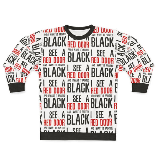 Rolling Stones "Paint It Black" Lyrics Sweatshirt