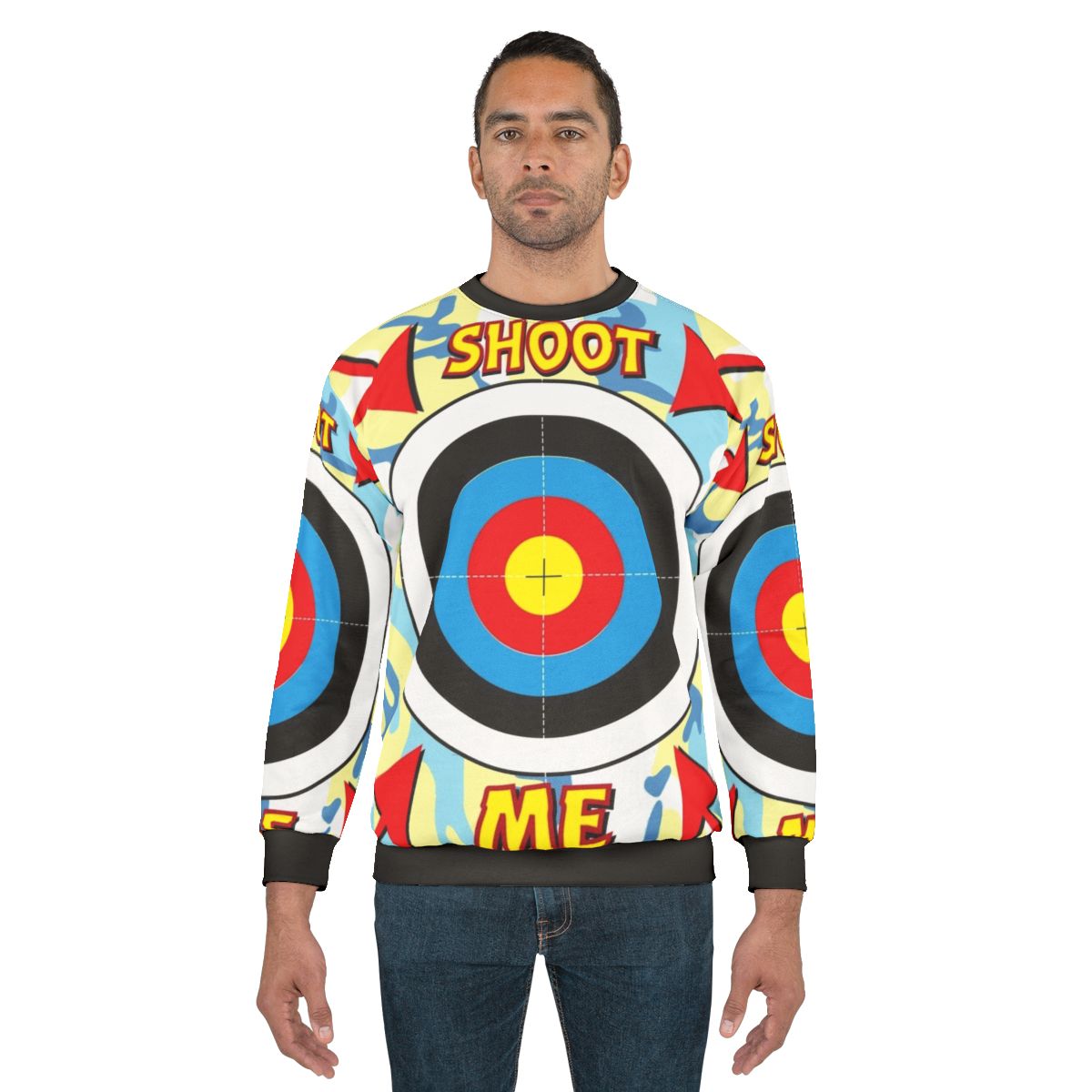 Paintball stag hen target sweatshirt