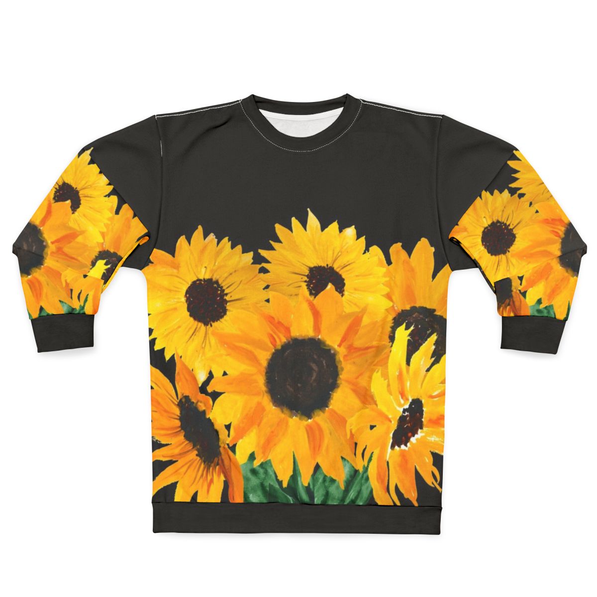Painted sunflower bouquet sweatshirt