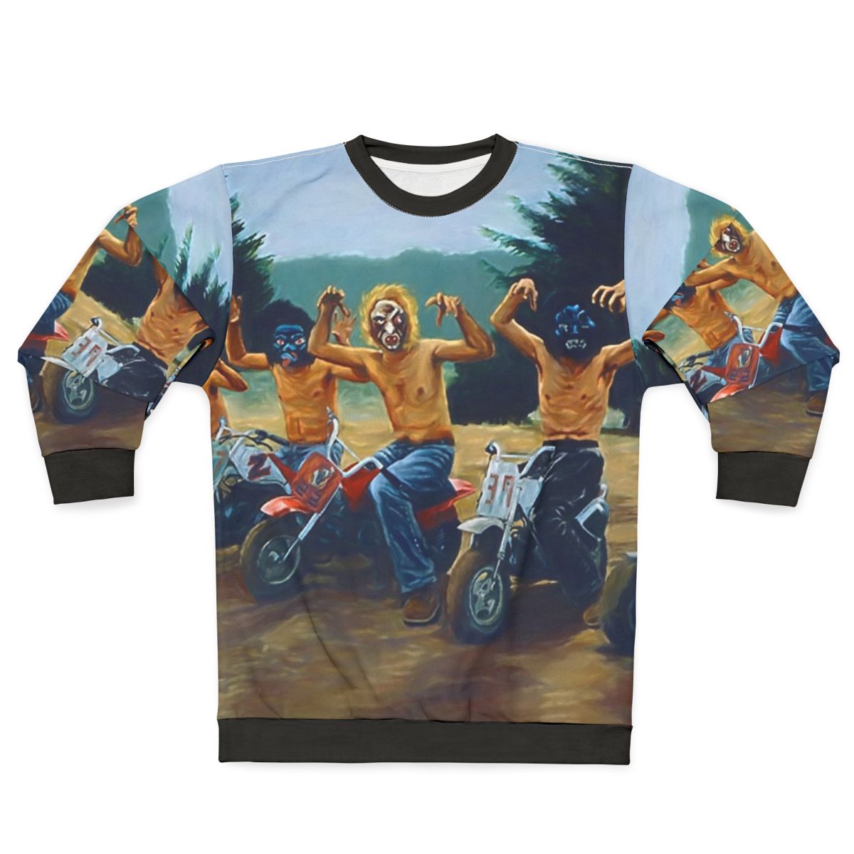 Wes Anderson's The Royal Tenenbaums painting inspired sweatshirt