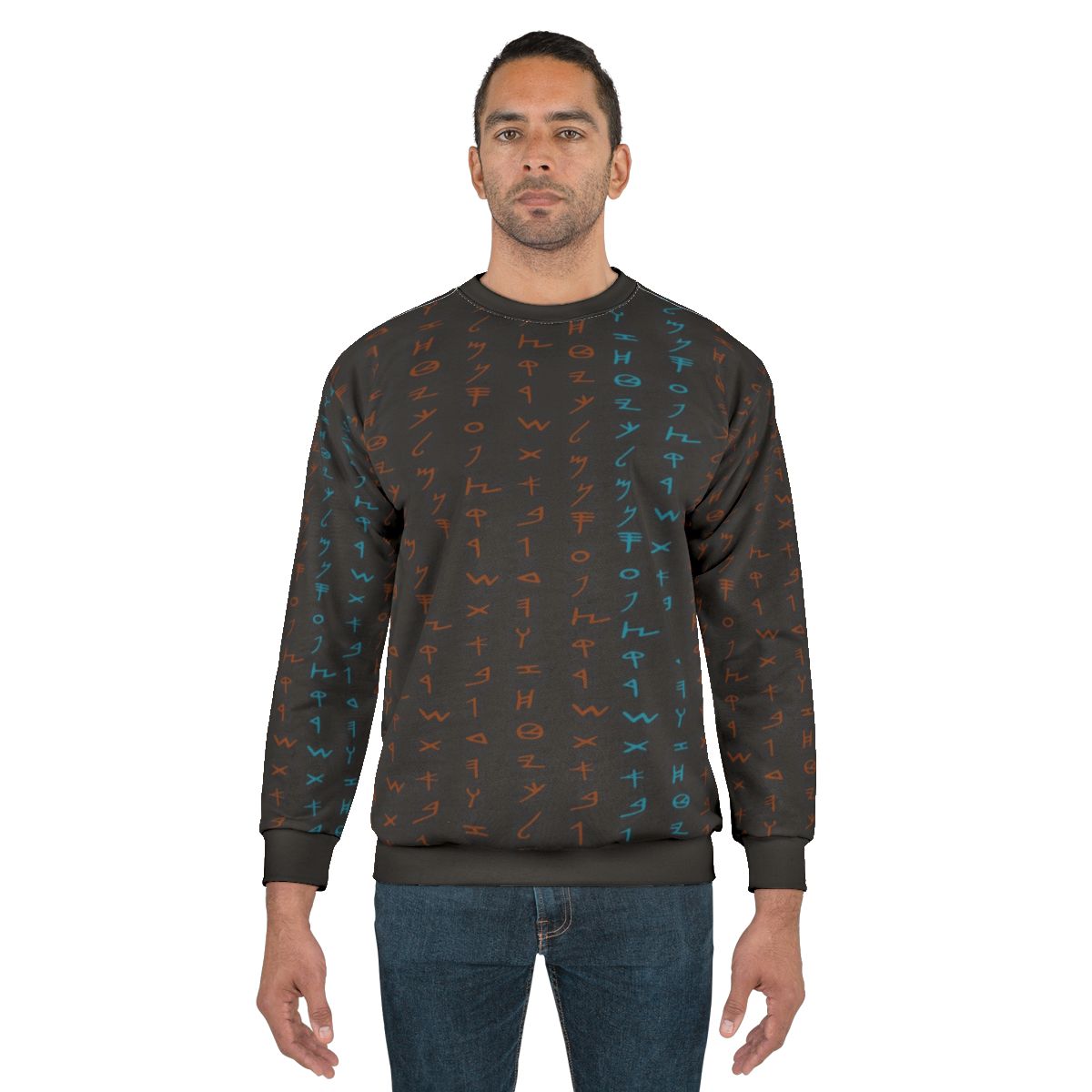 Paleo Hebrew Alephbet Sweatshirt with 12 Tribes of Israel Design