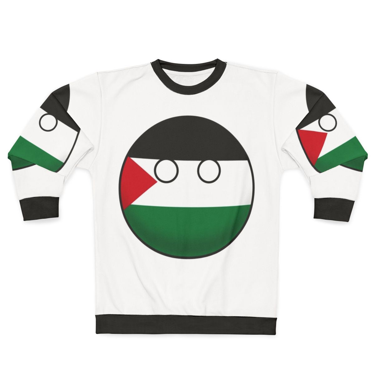 Palestine Countryball Graphic Sweatshirt