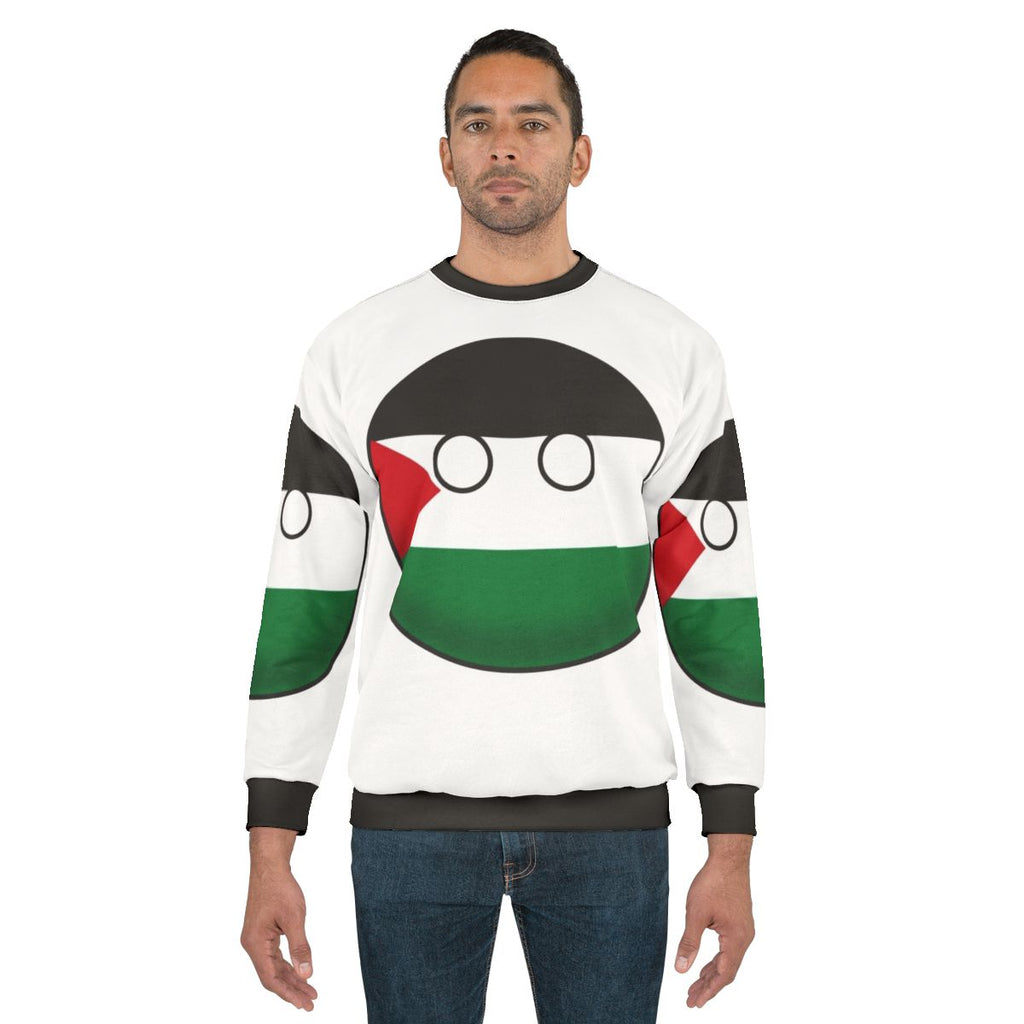 Palestine Countryball Graphic Sweatshirt