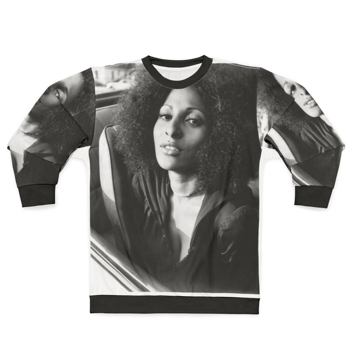Pam Grier Foxy Brown Inspired Retro Sweatshirt