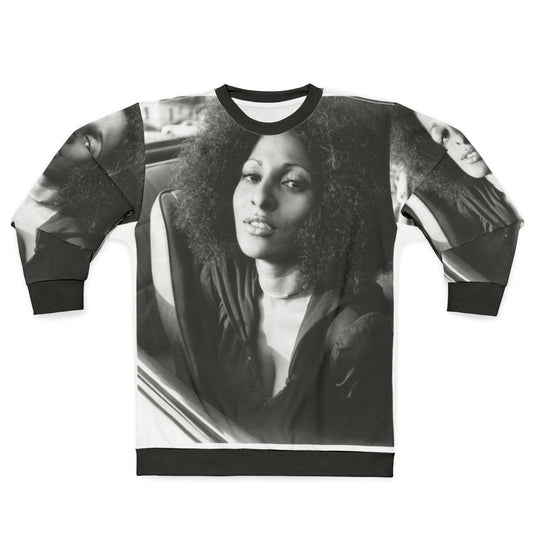 Pam Grier Foxy Brown Inspired Retro Sweatshirt