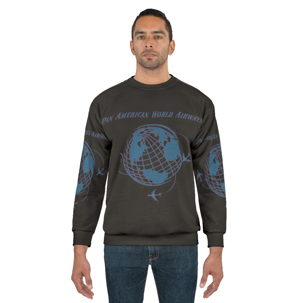 Pan Am 7 Sweatshirt featuring iconic Pan American World Airways logo