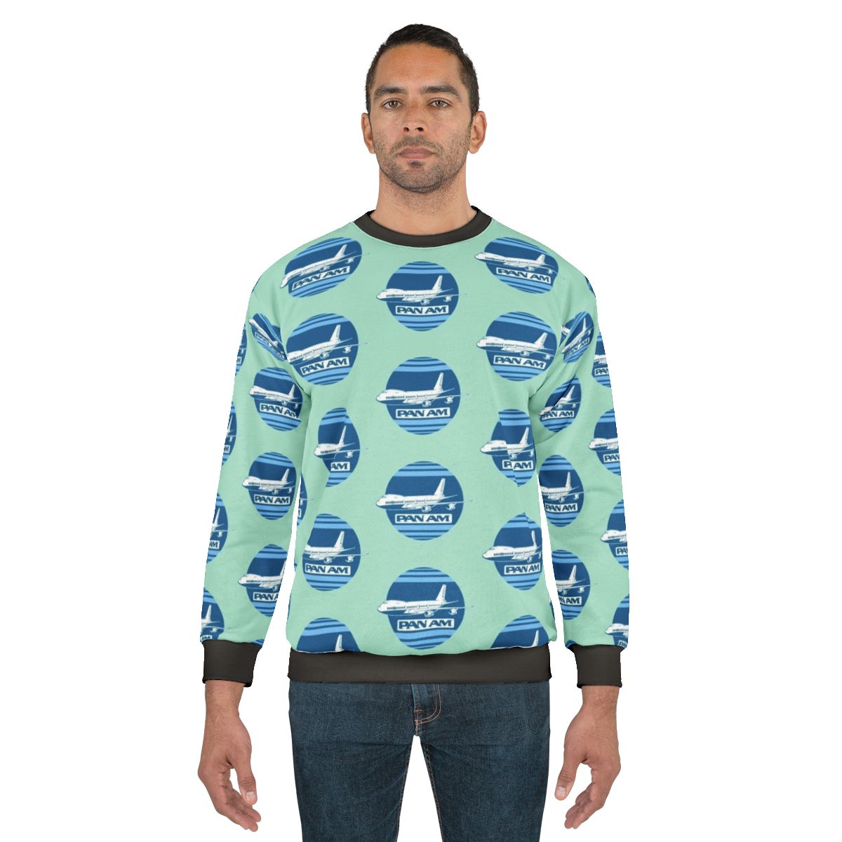Pan Am Aeroplane Sweatshirt with Iconic Logo