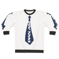 Vintage Pan Am Necktie Sweatshirt with Retro Airline Fanart Design