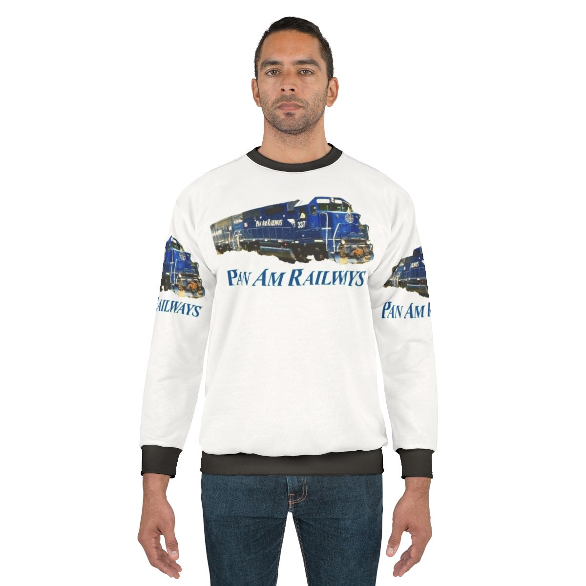 Pan Am Railway Train Driving Sweatshirt
