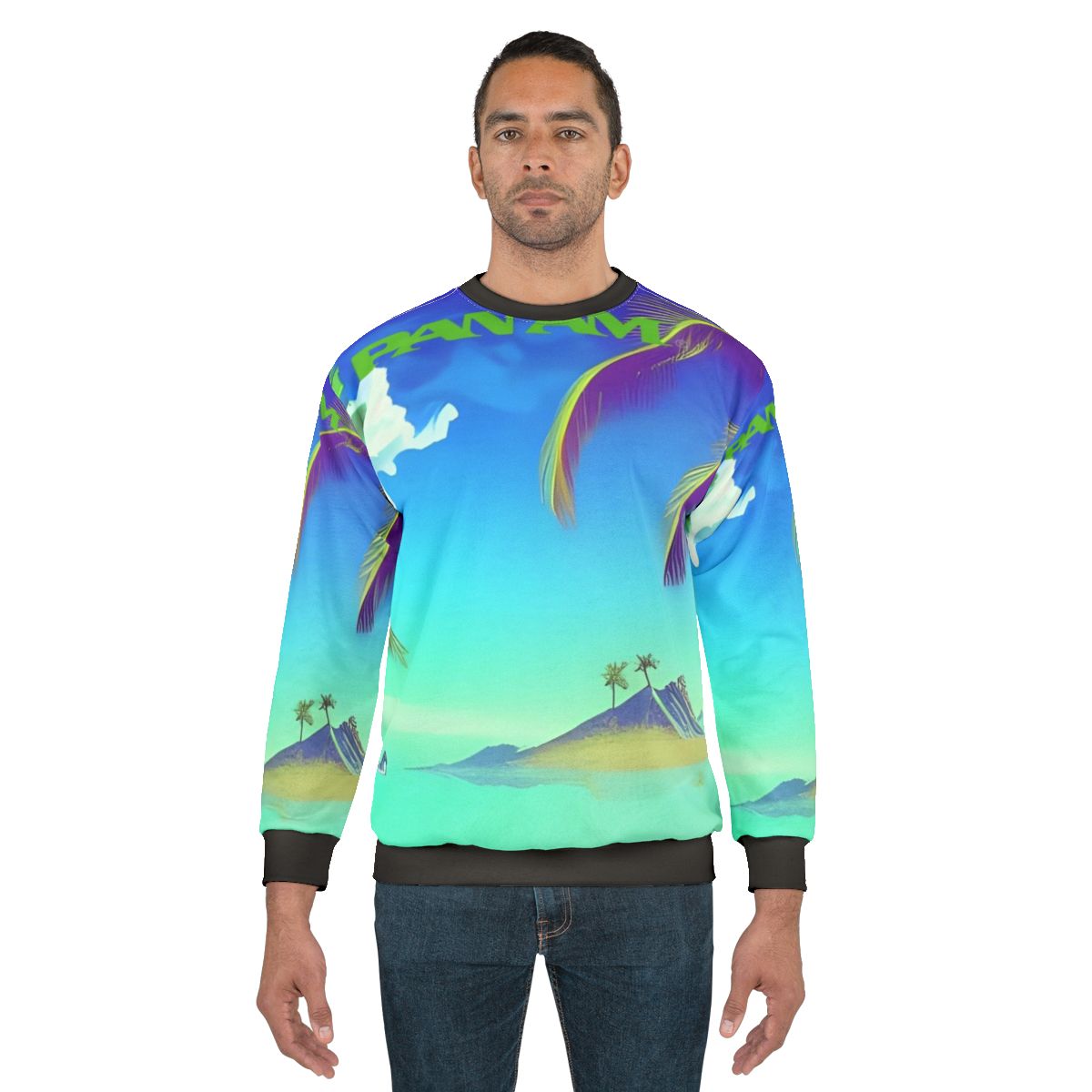 Vintage Pan Am Sweatshirt with retro airline logo and design
