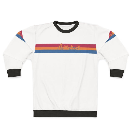 Pansexual pride sweatshirt with cute rabbits