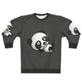 Panda Sweatshirt with Colorful and Abstract Animal Art Design