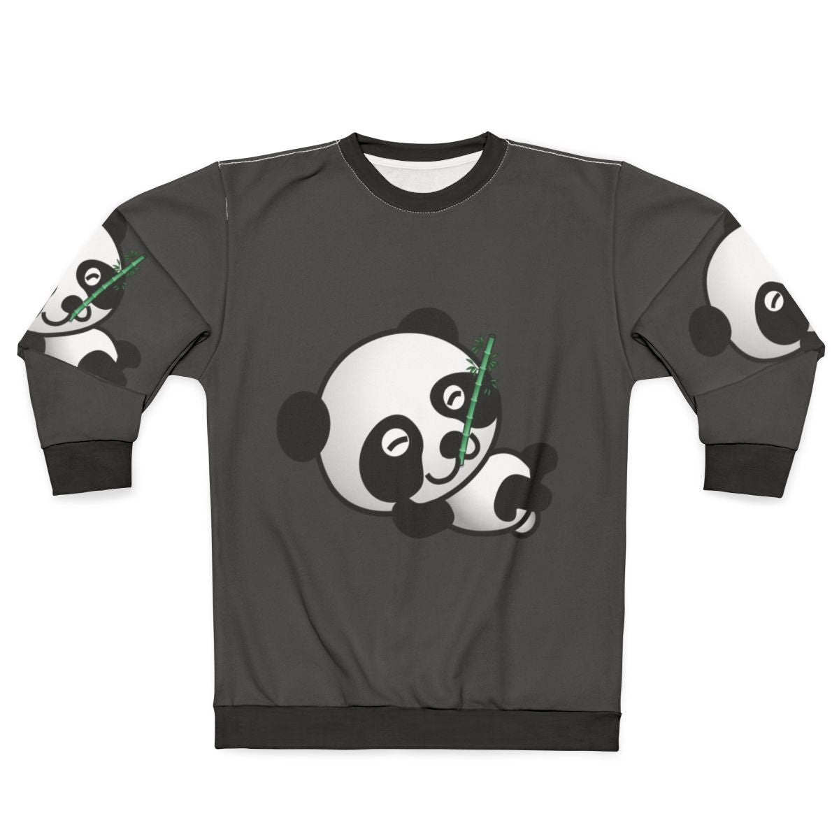 Panda Sweatshirt with Colorful and Abstract Animal Art Design