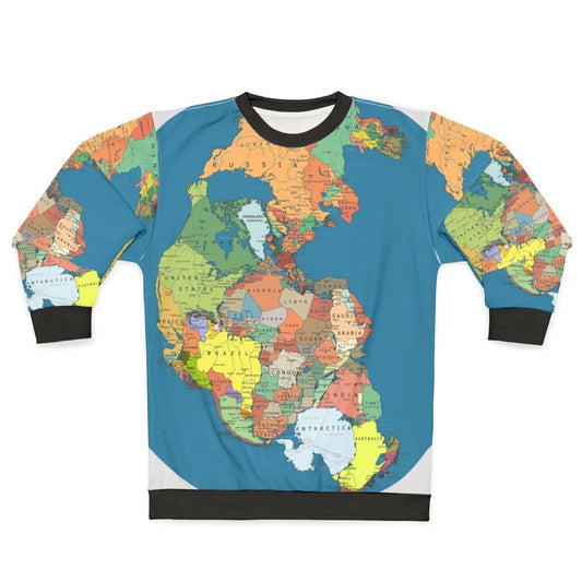 Pangaea supercontinent map sweatshirt