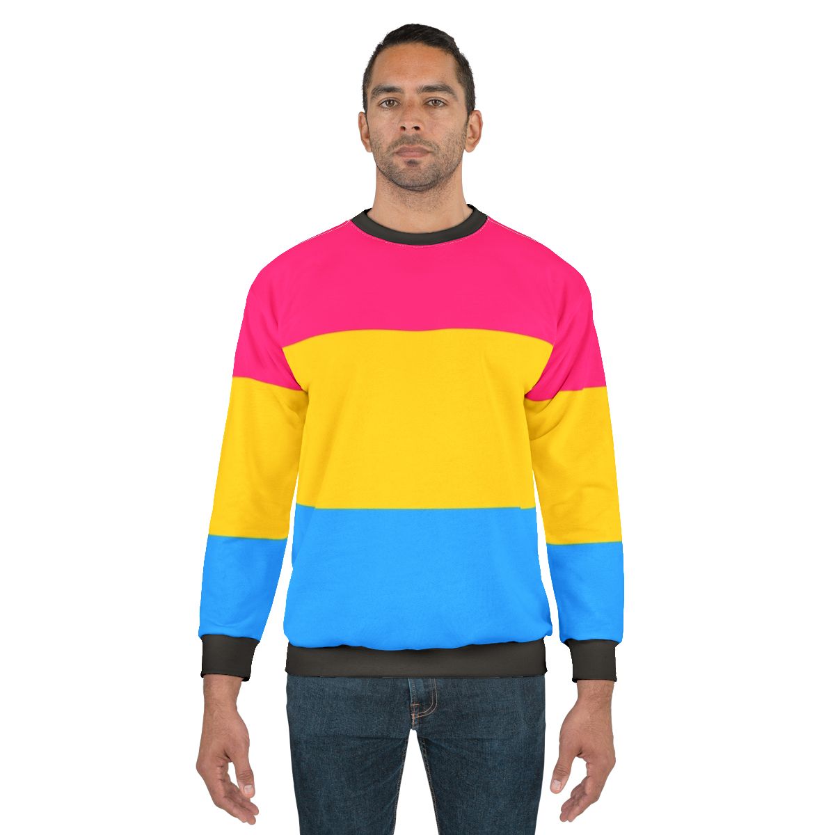 Pansexual pride flag sweatshirt