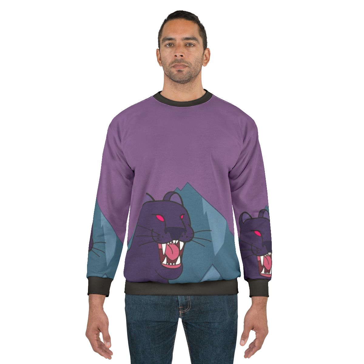 Panther Dark Violet Gravity Falls Sweatshirt