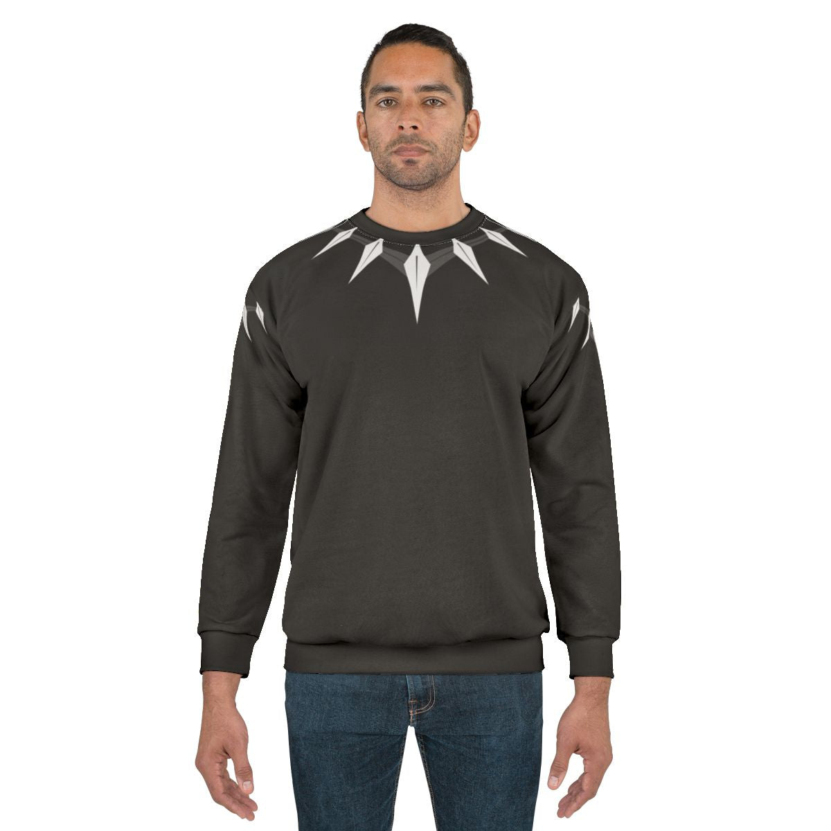Black Panther Necklace Sweatshirt