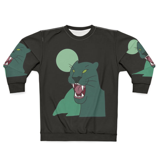 Gravity Falls Panther Pullover Sweatshirt with Disney Inspired Cartoon Design