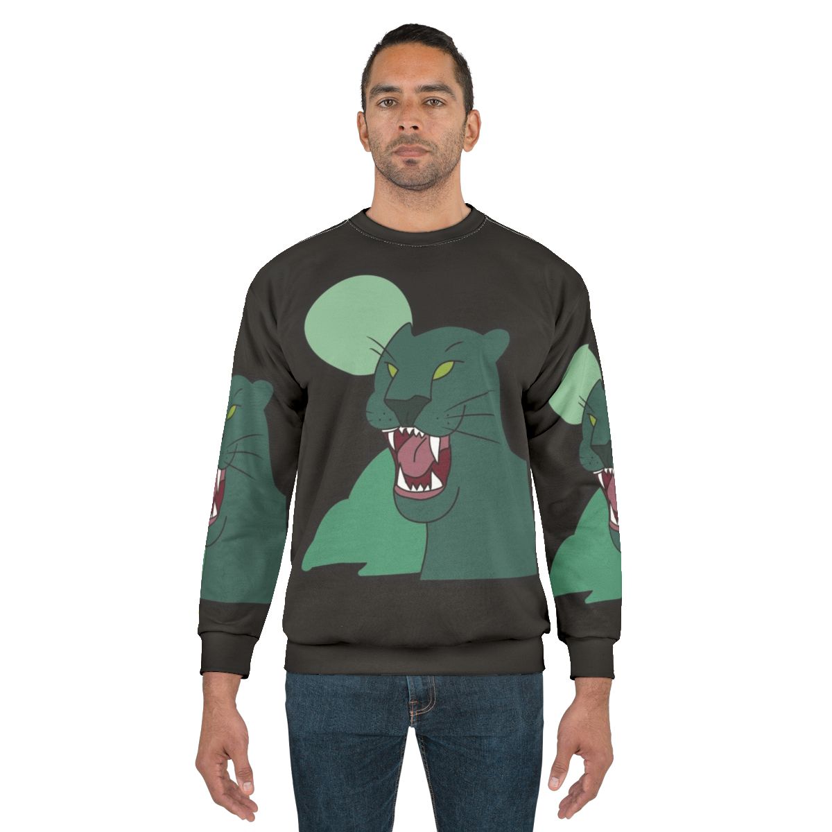 Gravity Falls Panther Pullover Sweatshirt with Disney Inspired Cartoon Design