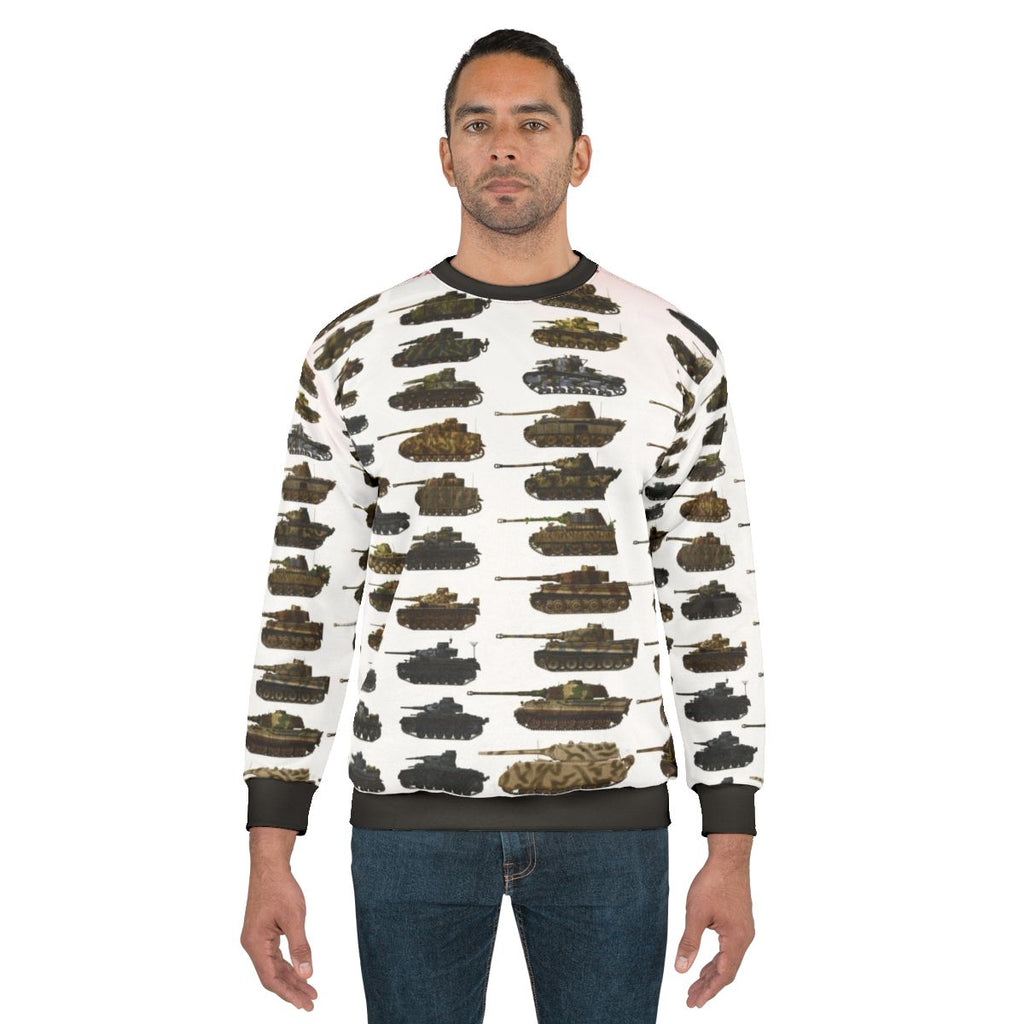German military panzer armored tank sweatshirt
