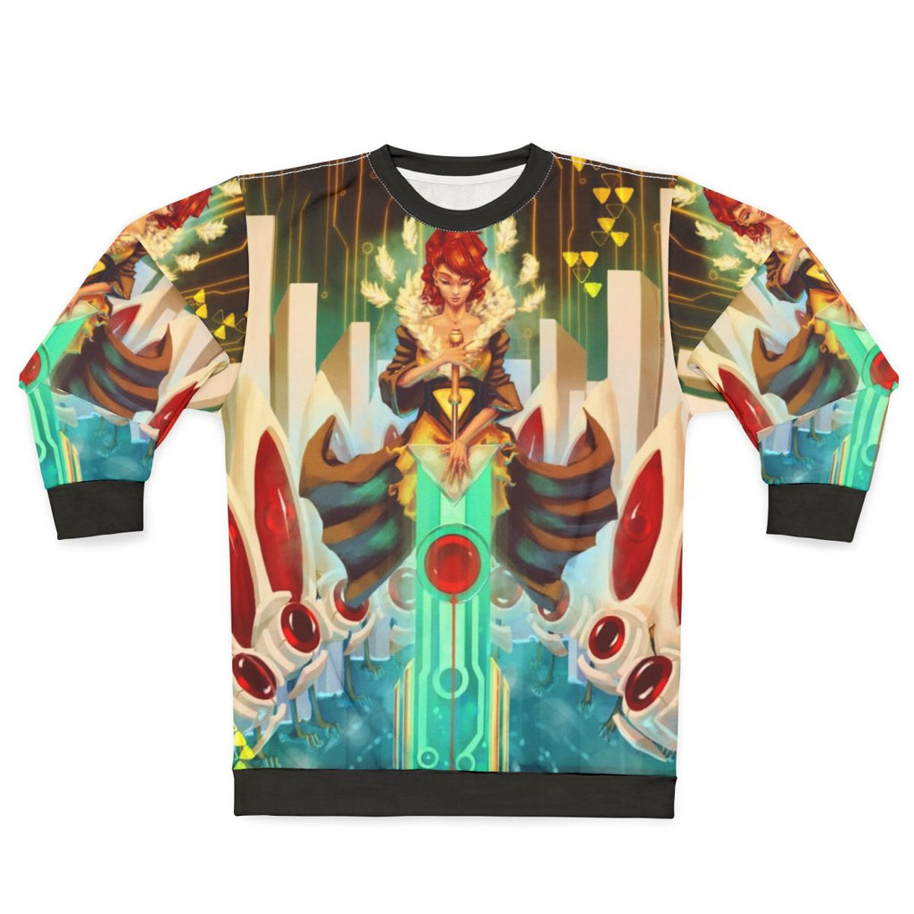 Paper Boats indie game themed sweatshirt