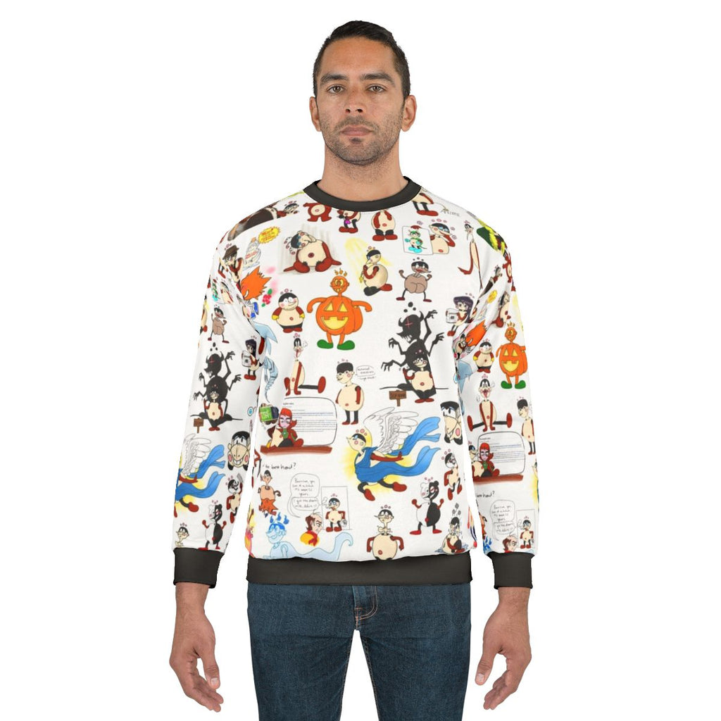 Parade of Baricans Sweatshirt with Barican and Chargeman Ken design