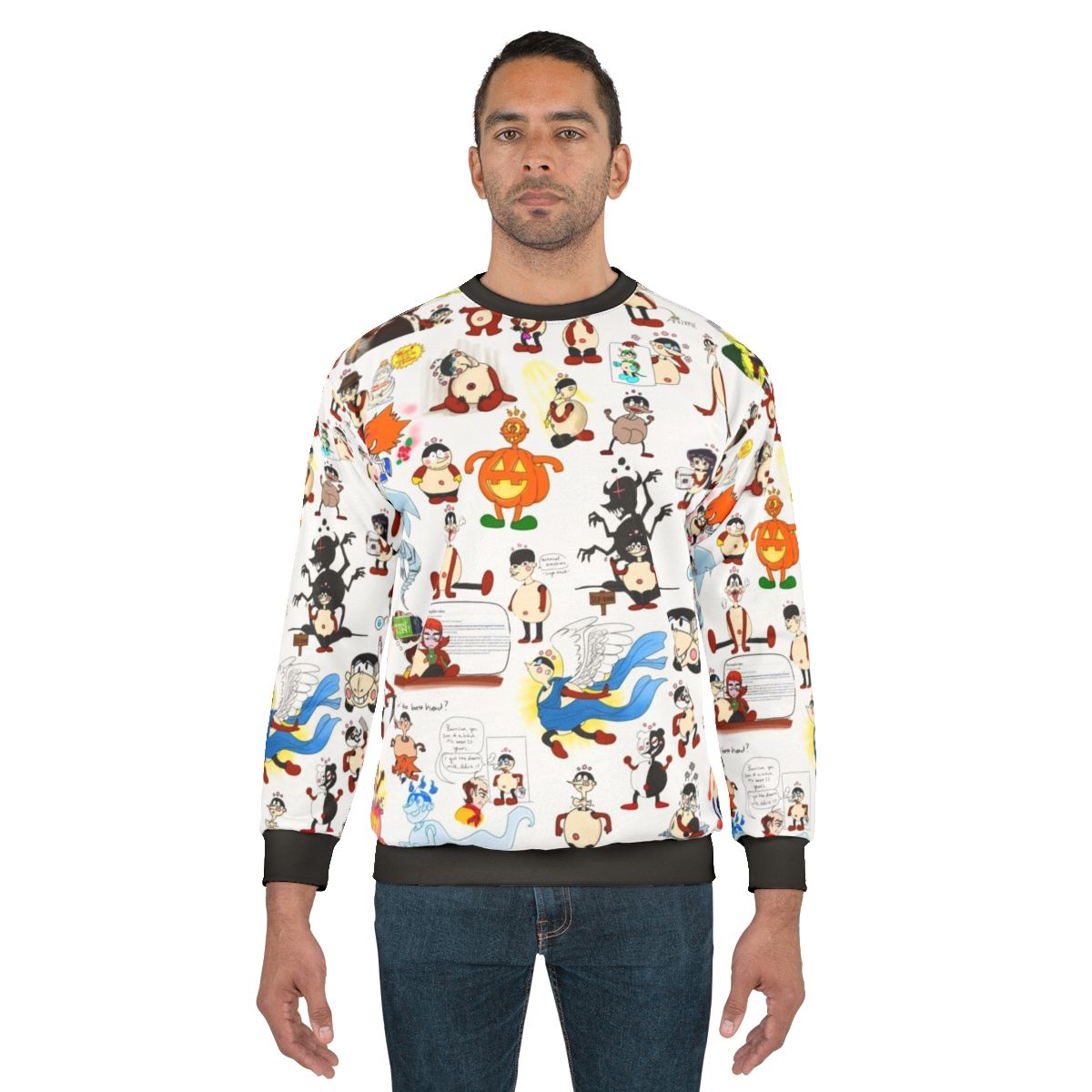 Parade of Baricans Sweatshirt with Barican and Chargeman Ken design