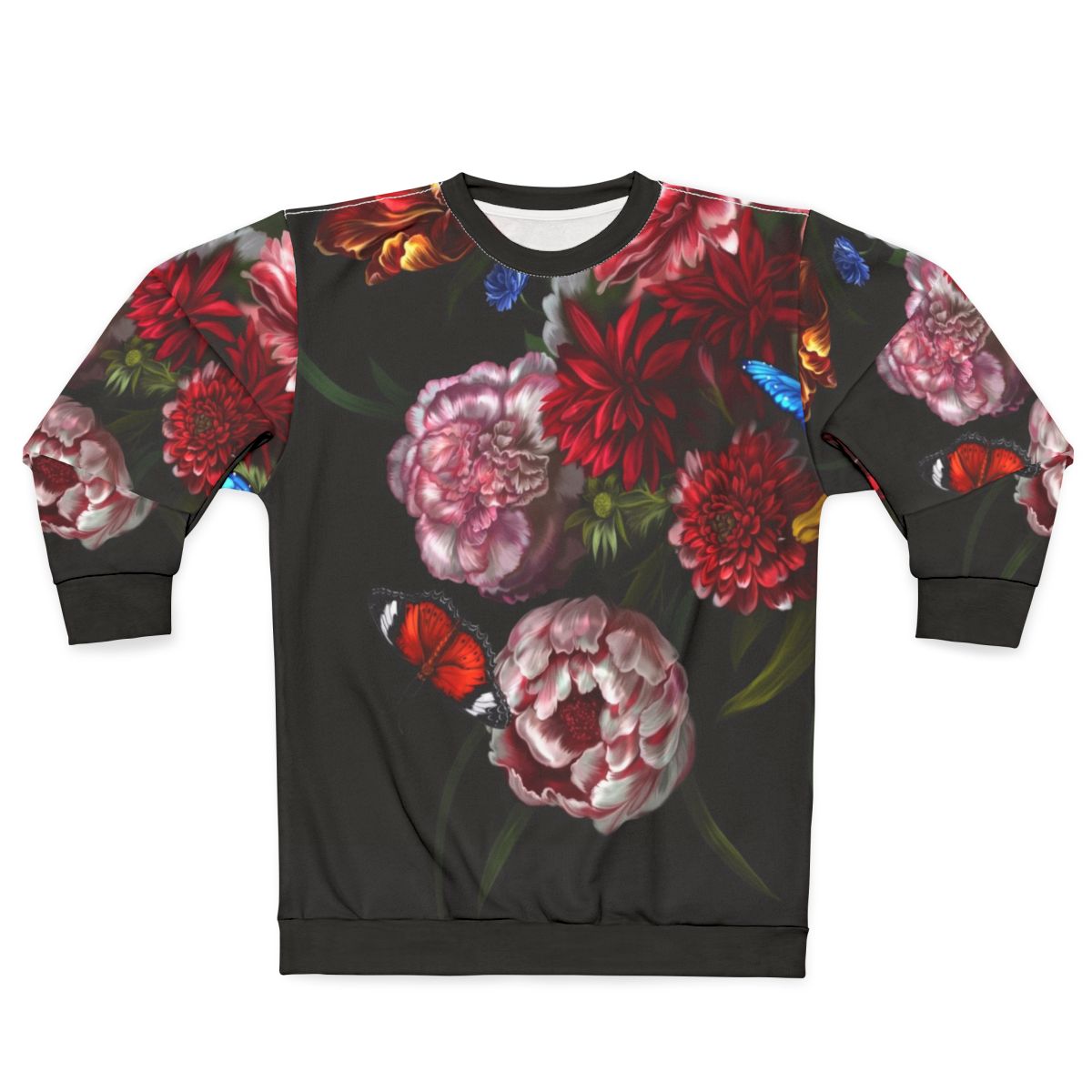 Paradise Corrupt Section B Glitch Floral Sweatshirt