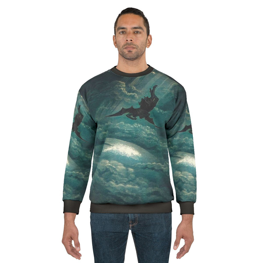 Paradise Lost Sweatshirt featuring Gustave Dore's biblical artwork
