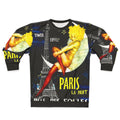 Vintage Paris Folies Travel Print Sweatshirt