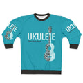 Passion Ukulele Tattoo Sweatshirt with Polynesian and Hawaiian Design