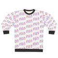 Pastel tie dye Kiss the Band logo sweatshirt