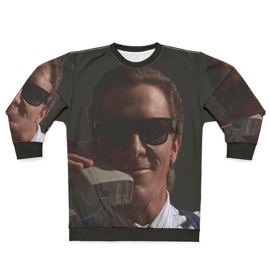 American Psycho Patrick Bateman Cell Phone Sweatshirt
