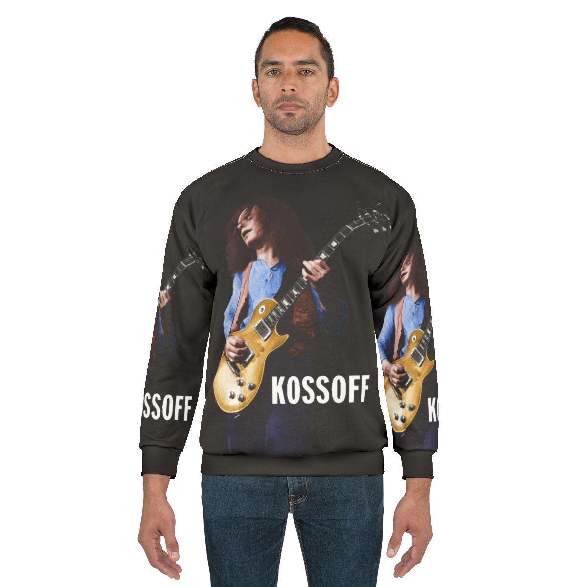 Vintage Paul Kossoff 70s Sweatshirt - Classic Rock Guitar