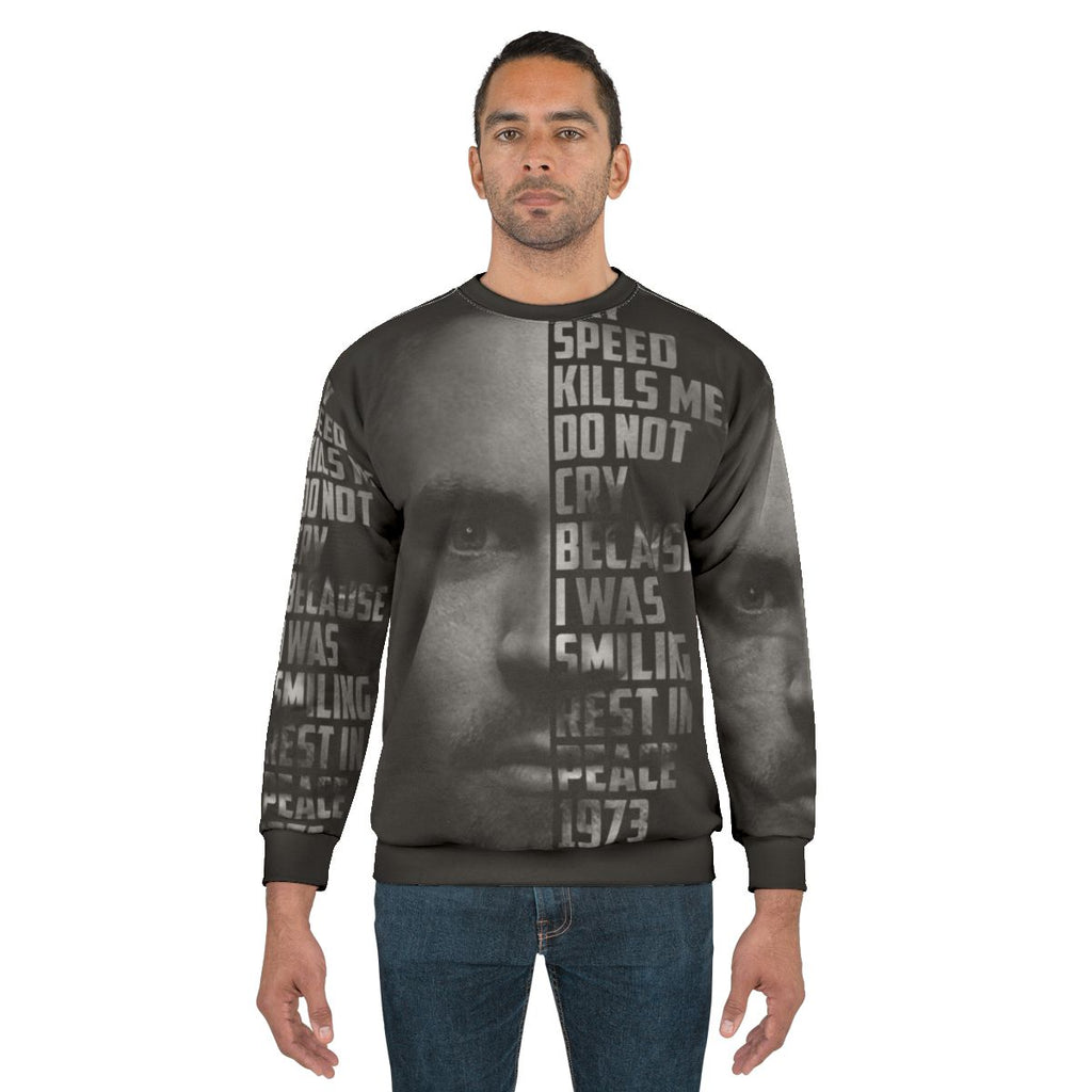 Paul Walker Text Portrait Sweatshirt