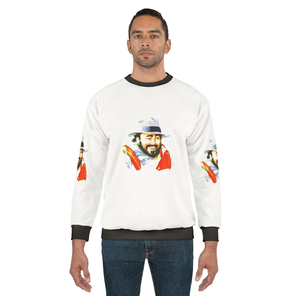Luciano Pavarotti "The Three Tenors" Opera & Classical Music Sweatshirt