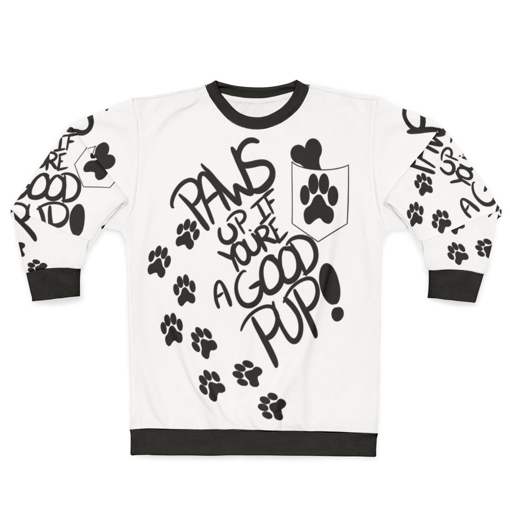 Paw print sweatshirt for animal lovers