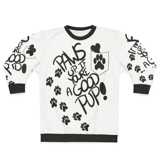 Paw print sweatshirt for animal lovers