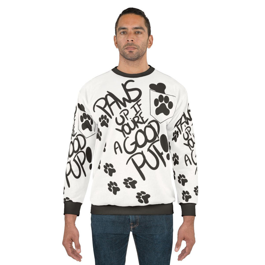 Paw print sweatshirt for animal lovers