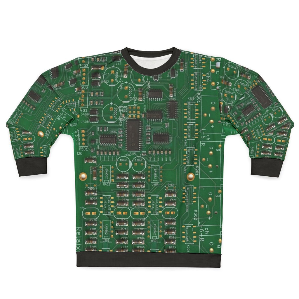 Vintage Printed Circuit Board Sweatshirt