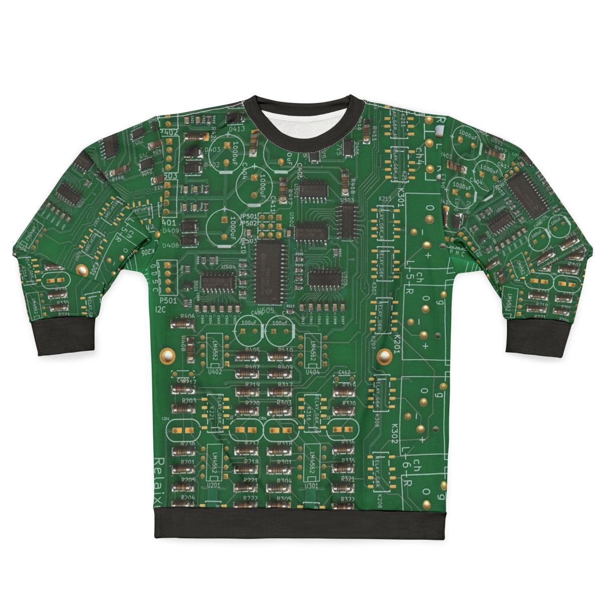 Vintage Printed Circuit Board Sweatshirt