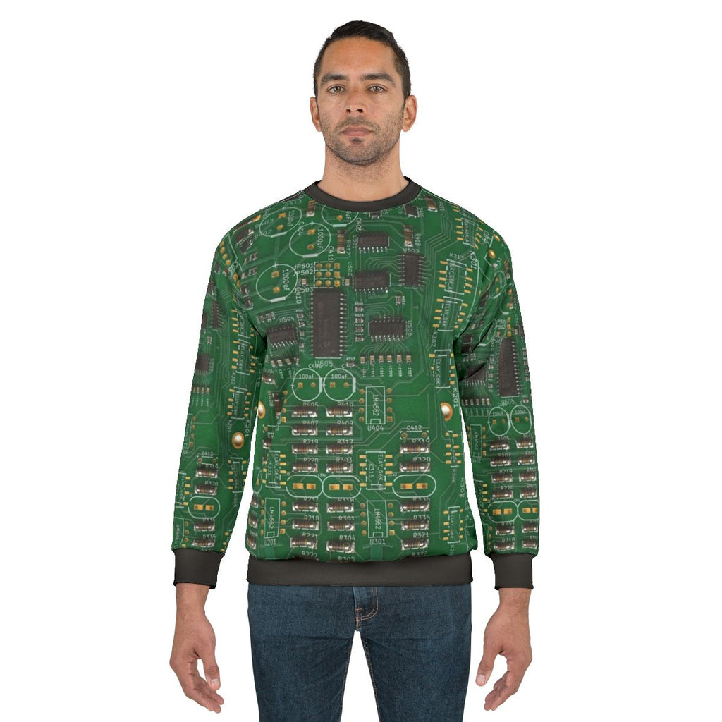 Vintage Printed Circuit Board Sweatshirt