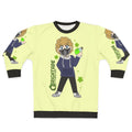 Brightside Chibi Sweatshirt with Superhero and Villain Design