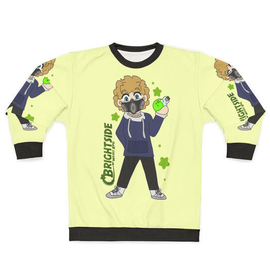 Brightside Chibi Sweatshirt with Superhero and Villain Design