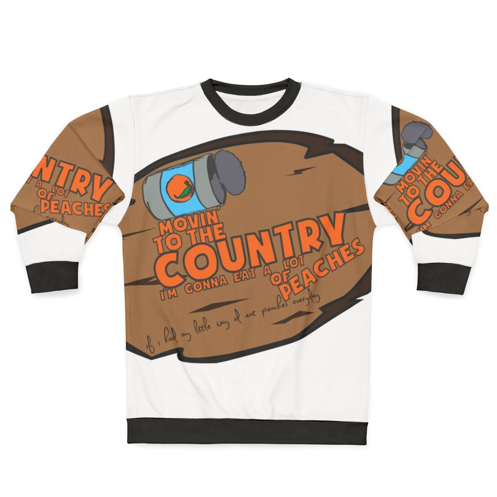 Peach Sweatshirt 2 - Peaches Music Inspired Apparel