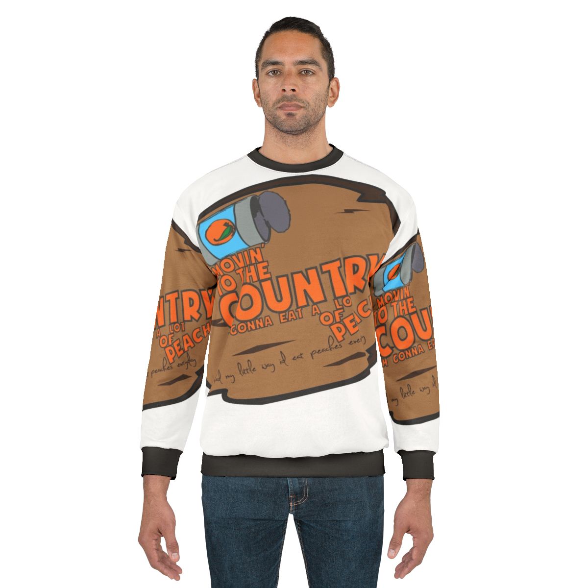 Peach Sweatshirt 2 - Peaches Music Inspired Apparel