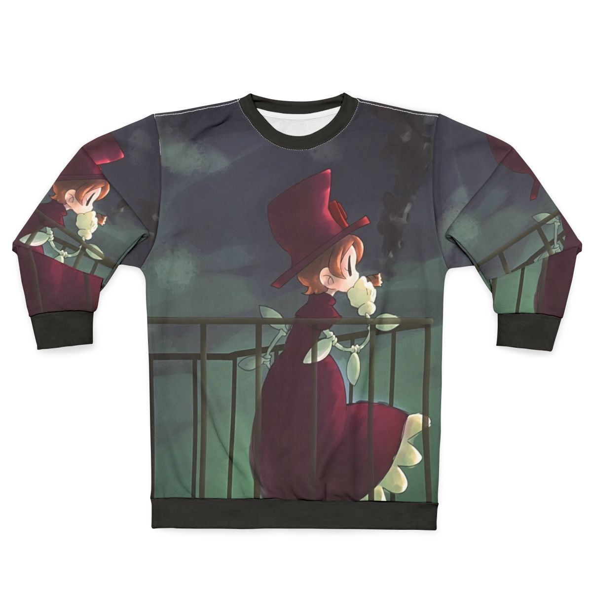 Peacock Smoking Sweatshirt for Gamers and Nerds