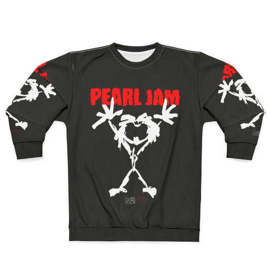 Pearl Jam Grunge Sweatshirt with Eddie Vedder and Seattle Music Vibes