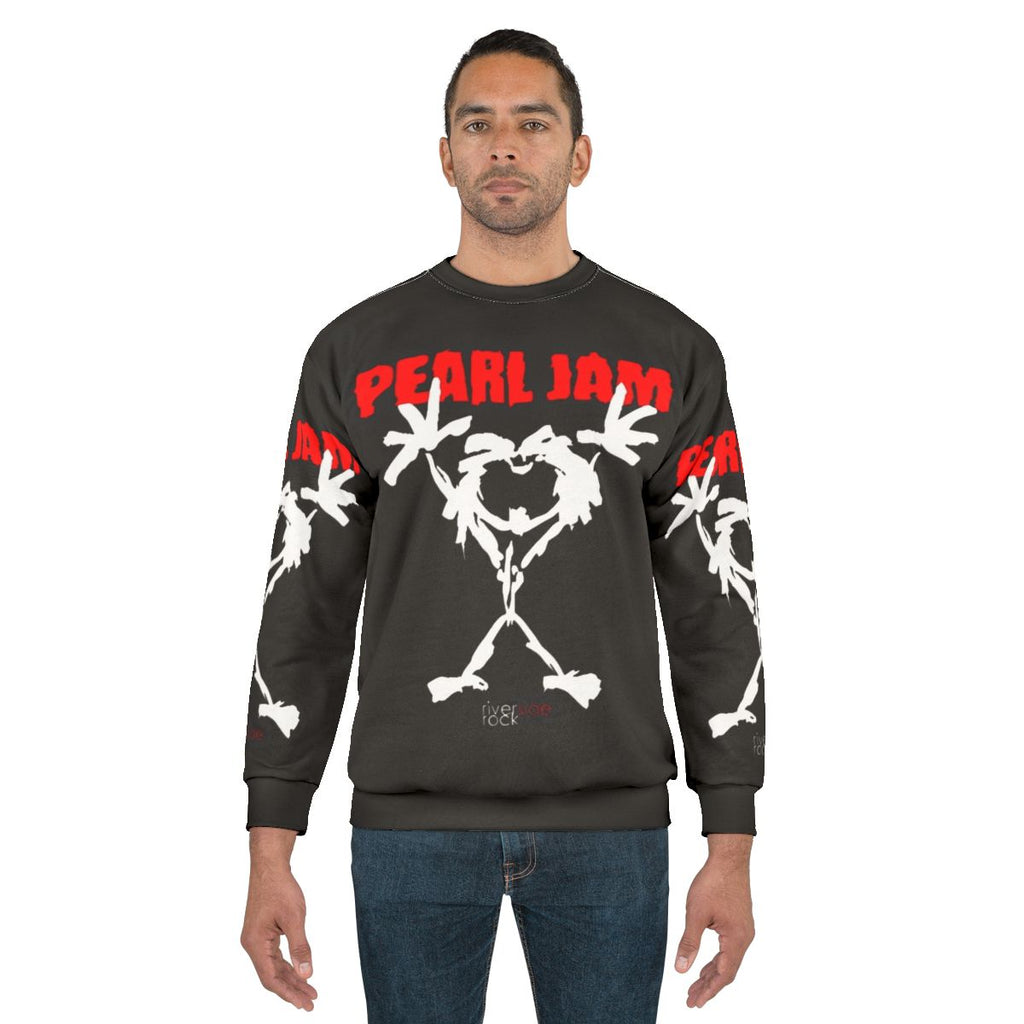 Pearl Jam Grunge Sweatshirt with Eddie Vedder and Seattle Music Vibes