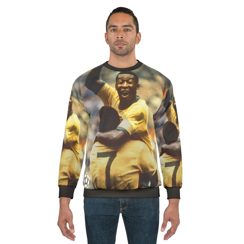 Vintage Pele Brazil Soccer Sweatshirt